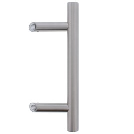 ToniTec SYS1 Front Door Door Handle Angled 45° Stainless Steel Including Mounting System 330 mm