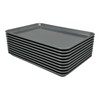Chabrias Ltd Pack of 10 Plastic Rectangle Tip Trays -