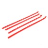 carmotion88 ABS Orange Car Interior Door Panel Strip For Toyota