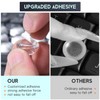 Keyboard Stickers for Long Nails - Clear Glass Long Nail