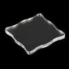 PATIKIL 3" x 3" Acrylic Stamp Block, Clear Stamping Block