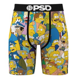 PSD Men's Simpsons Squad Boxer Briefs, Multi, L