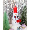 Packed Party Fun Novelty Snowman Drink Sipper Bottles Cup, Christmas