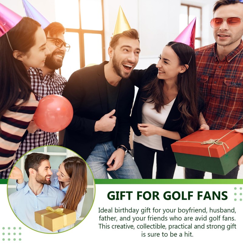 Sinmoe Golf Ball Gift Set Funny Novelty Golfer Present for