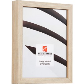 Craig Frames Farmhouse Essentials Tall, 24 x 30 Inch Picture Frame Matted to Display a 20 x 26 Inch Photo, Natural