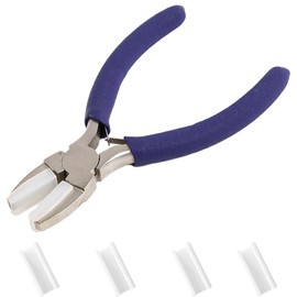 Pilarmuture Jewelry Making Pliers, Carbon Steel, Blue, Nylon Handles, Wire Cutting, Wrapping, Straightening, Shaping, Crimping