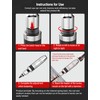 12 PCS Manual Impact Driver, S2 Alloy Steel Impact Driver
