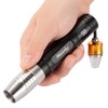 Alonefire SV124 EDC Flashlight Mini 365nm/395nm UV Blacklight, Yellow and