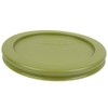 Pyrex 7202-PC 1-Cup Olive Green Food Storage Replacement Lid (4-Pack)