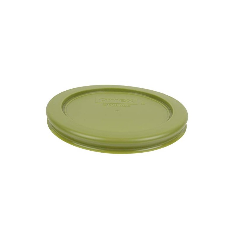 Pyrex 7202-PC 1-Cup Olive Green Food Storage Replacement Lid (4-Pack)