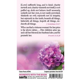 A Mother's Love (Christian Poetry Card - Packet of 100 - KJV)