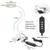 CeSunlight Clip Light, 8W Clamp Bed Lamp, Bedside Led Reading