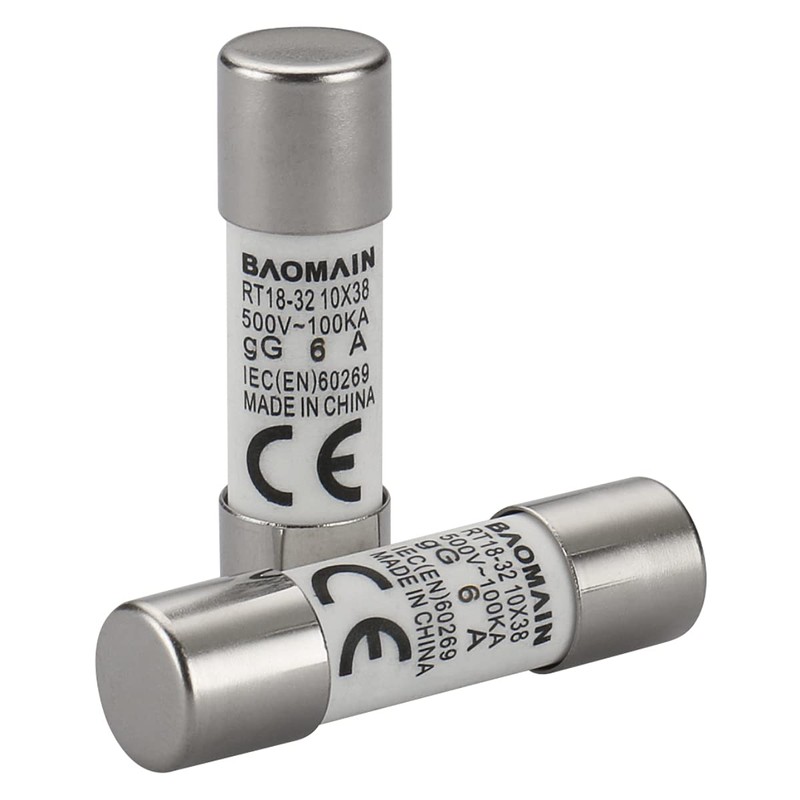 Baomain RT18-32 (RO 15) AC Cylindrical Fuse, 10 x 38,