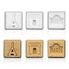 Canasuc Paris "Window Gift Box" of Assorted French Molded Sugar
