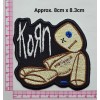 Handmade Korn patch, Korn embroidery patch, Korn rock band patch,