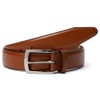 Johnston & Murphy Men's Feather Edge Belt, Tan, 44