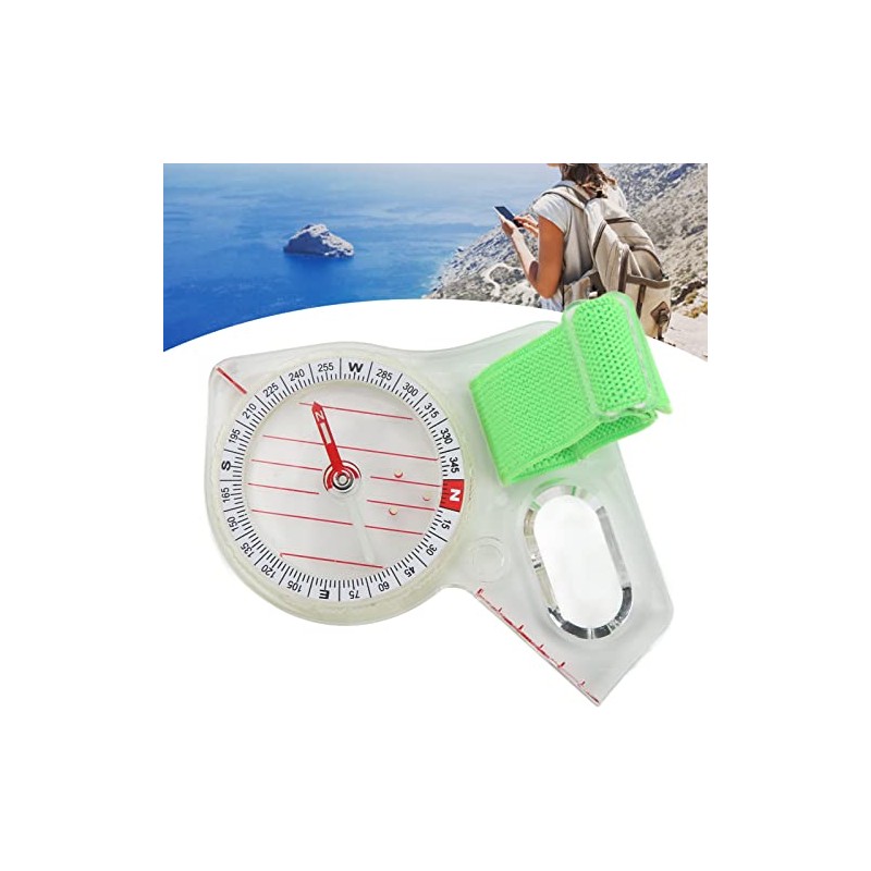 Pssopp Thumb Compass Navigation Compass Clear Scale Hiking Compass for