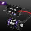 INJORA MBL32 G2 Waterproof Brushless ESC & 1721 Purple Viper