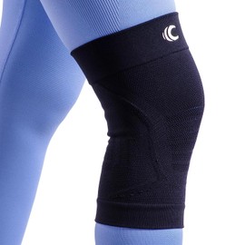 Cannon Sports Knee Compression Sleeve for Support, Stability, and Athletic Enhancement Set of 2 (Black, Small)