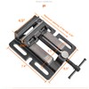 MYTEC Drill Press Vise, 4.0" Black, Quick Release Workbench Industrial