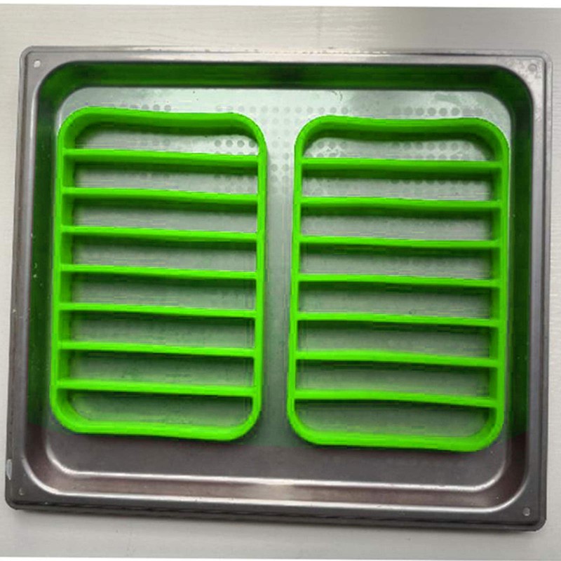 Fivebop 2 Pack Silicone Roasting Racks Non Stick Easy-Clean Cooling