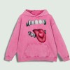 Heart Tongue Graphic Hoodie 100% Cotton US Warehouse 6 ColorsColor:
