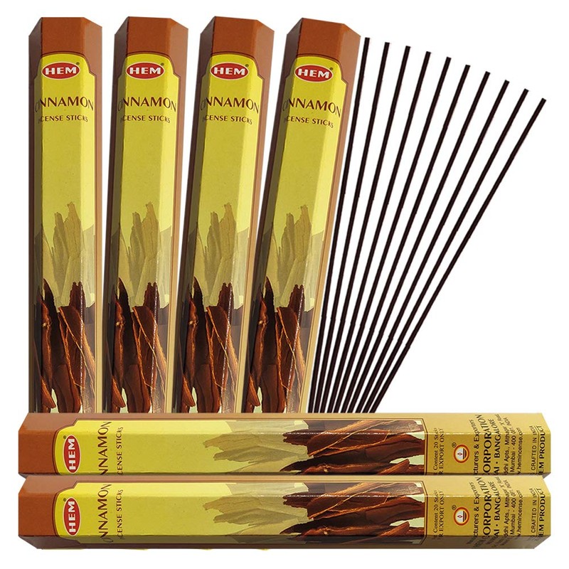 Cinnamon Incense Sticks and Incense Stick Holder Bundle Insence Insense