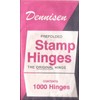 3 pkgs Dennisen Prefolded stamp hinges - 1000 per package