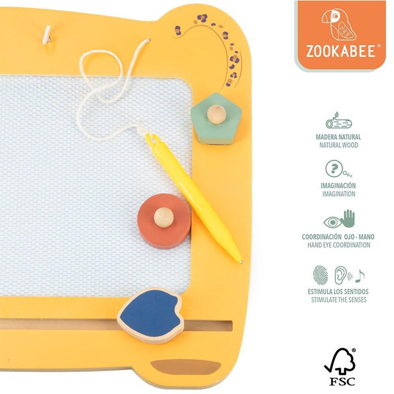 WOOMAX 47586 Wooden Magnetic Board