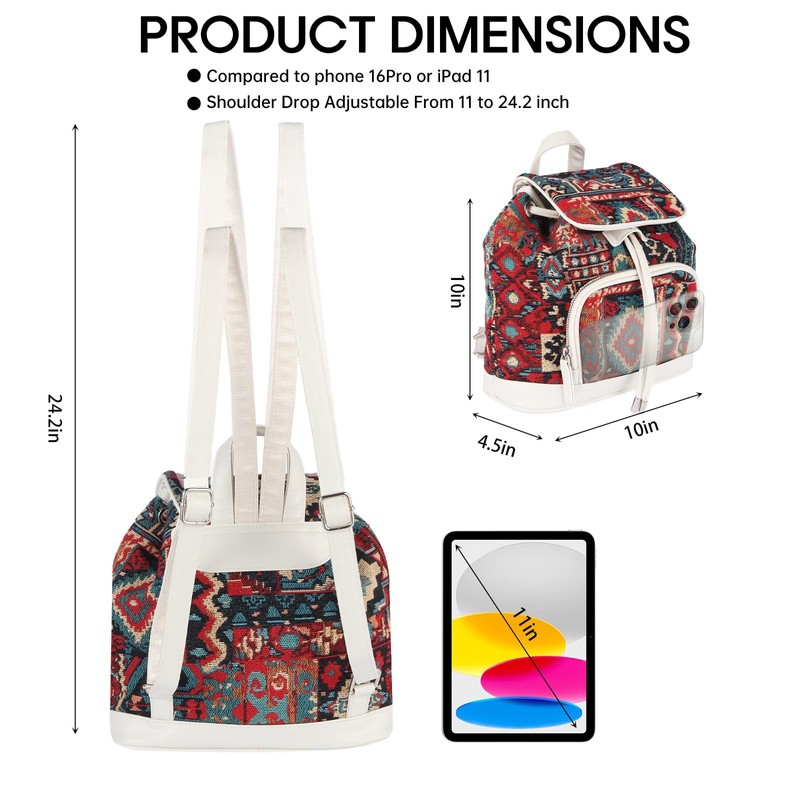 Lily queen Fashion Small Backpack Purse Lightweight Daypack Bag for