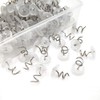 200 pcs Transparent Plastic Head Screw Nail for Upholstery and