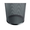 Herlitz 1607068 Papierkorb 18l Manhattan schwarz mit Drahtgitter Mesh