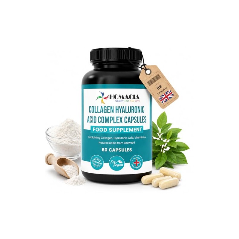 Collagen Capsules | Marine Collagen with Hyaluronic Acid | 60