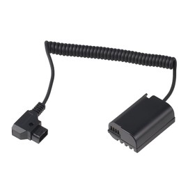FocusFoto D-Tap to DMW-BLK22/DMW-DCC17 Decoded Dummy Battery Power Adapter Cable for Panasonic Lumix S5 DC-S5 S5II S5M2 S5IIX DC-S5K S5GK G9 G9II G9M2 GH5II GH5M2 GH6 Camera