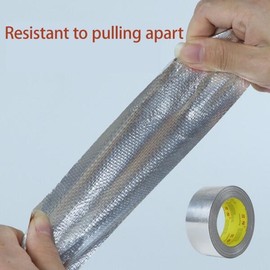 유리 섬유 천 알루미늄 호일 테이프 고온 방지 방수 태양 보호 범위 후드 난연제 [03 5Pcs-Thickened] Fiberglass Cloth Aluminum Foil Tape High Temperature Resistant Waterproof Sun Protection Range Hood Flame Retardant [03 5Pcs-Thickened]