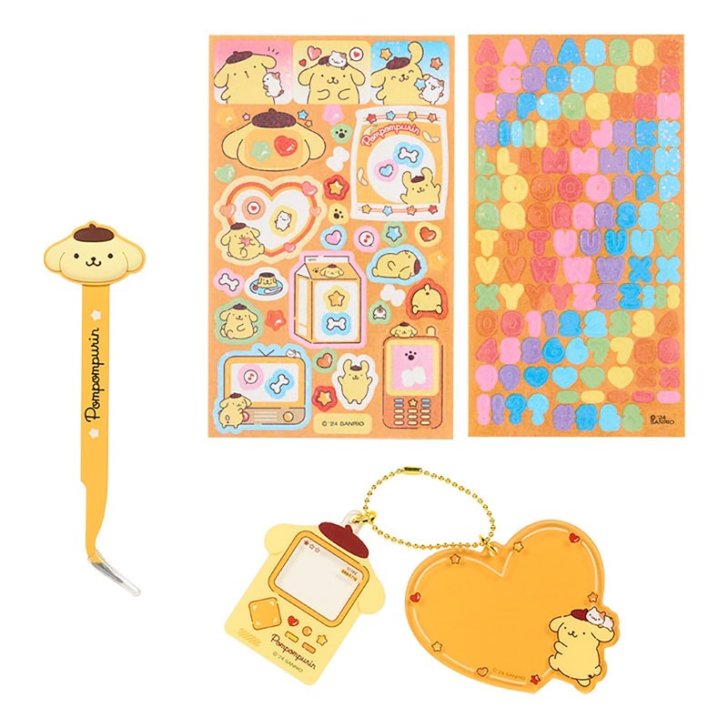 Sanrio 370312 Tweezers & Deco Charm (Enjoy Idol) Pompompurin