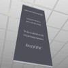 Banner Poster Rails Hanger Aluminum Rails Hanging Sign Frame Wall