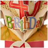 Happy 40th Birthday Pop-Up Greeting Card Original Second Nature 3D