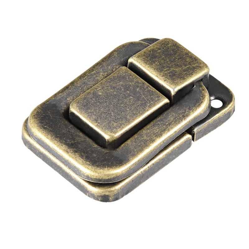 sourcing map Toggle Catch Lock, 38mm Retro Decorative Bronze Hasp