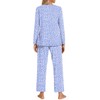 Findsweet Pajamas Sets for Women Soft Long Sleeve Pjs Top
