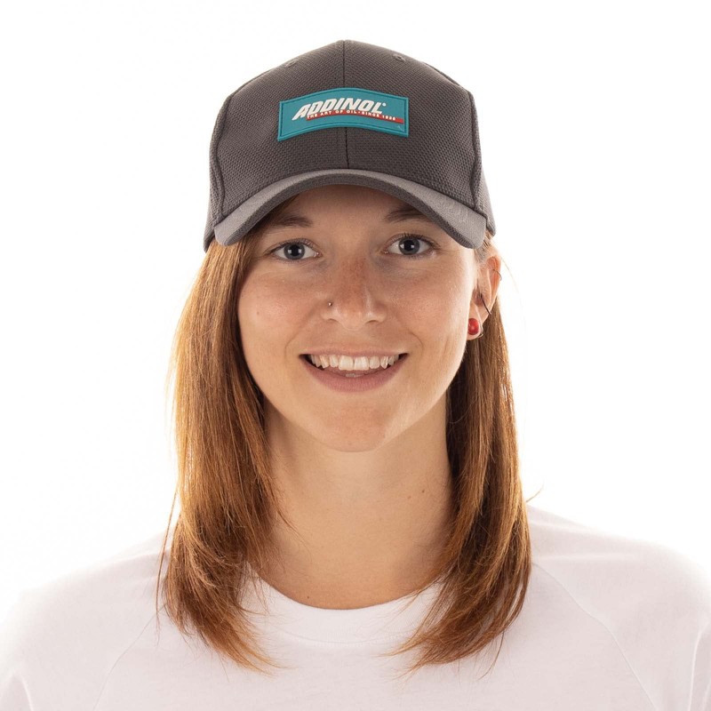 ADDINOL Baseball cap, black with green Addinol lettering embroidered