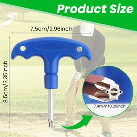 Lusofie Golf Club Wrench Blue Driver Tool, T20 Universal Driver Adjustment Tool，Golf Driver Tool, Driver Tool for Driver Clubs and Fairway Hybrids,