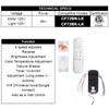 Ceiling Fan Remote Control Kit,3-in-1 Ceiling Fan Light Timing &