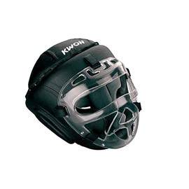 KWON Fight Boxing Head Guard CE + Face Helmet Mask Visor Size:M