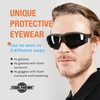 ToolFreak Spoggles - Safety Glasses & Protective Goggles Combination Smoke