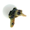 Globe Imports Baby Sea Turtles Hatching from Eggs Mini Figurines,