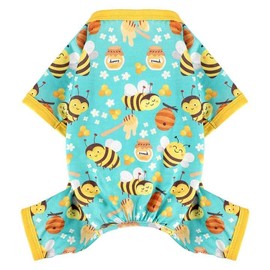 Dosuyi Dog Pajamas for Small Dogs, Soft Thin Pjs Jammies Cat Doggie, Summer Spring Pet Cute Puppy Clothes Outfits Doggy Boy Girl (Large)