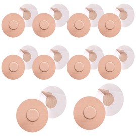 Sensor, Sports Patch, Taping Tape, Sensor Patch, Fixing Patch, Waterproof Sticker, Vibration Sensor Protection, Long Lasting, Breathable, Sweat Resistant, Anti-Falling, Elastic Tape (10 Pieces, Skin
