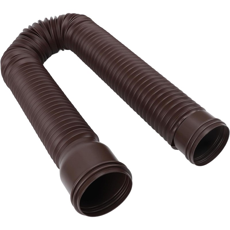 Srliya Rain Gutter Downspout Extension Flexible PE Extendable Drain Away