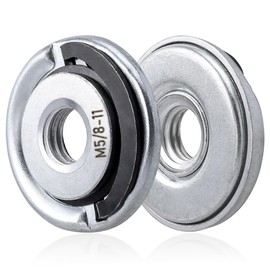 Yakamoz 2Pcs Quick Change Angle Grinder Flange Nuts 5/8-11 Grinder Nut Replacement Lock Nuts Grinder Locking Nuts for Angle Grinder Parts 5/8"-11 Thread